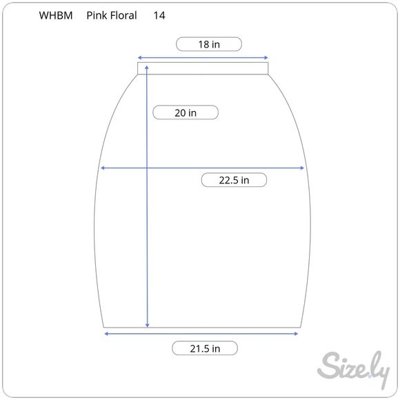 Pink Floral Layered Chiffon Pencil Skirt - Picture 9 of 9
